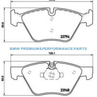 BREMBO KLOCKI HAMULCOWE PRZÓD BMW 3 E90 E91 E92 E93 X1 Z4