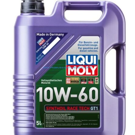 OLEJ SILNIKOWY LIQUI MOLY 10W60 SYNTHOIL RACE TECH GT1 5L