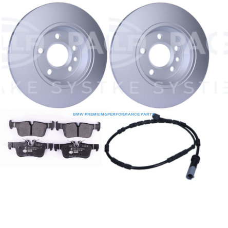 PAGID TARCZE I KLOCKI HAMULCOWE TYŁ BMW SERII 1 (F40), 2 (F45), 2 Van (F45), 2 (F44),  2 (F46), 2 Van (F46), I3 (I01), X1 (F48), X1 Van (F48), X2 (F39)