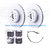 HELLA TARCZE I KLOCKI HAMULCOWE PRZÓD BMW SERII 1 (F20), 1 (F21), 2 (F22, F87),  2 (F23),  3 (F30, F80), 3 (F34),  3 (F31),  4 (F32, F82),  4 (F36),  4 (F33, F83)
