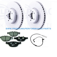 TEXTAR TARCZE I KLOCKI HAMULCOWE PRZÓD BMW SERII 5 E60 5 E61 6 E63 6 E64