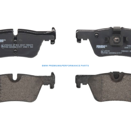 FERODO KLOCKI TYŁ BMW SERIA 1, 2, 3, 4