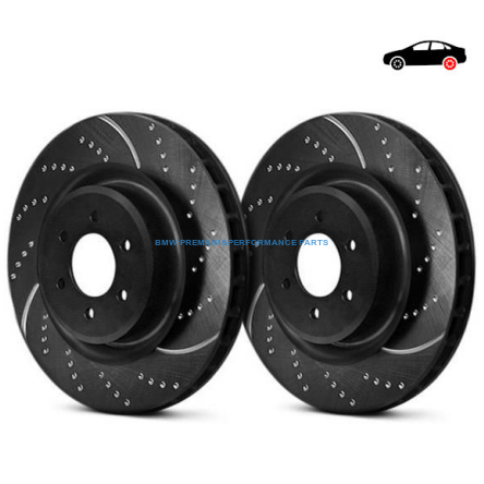 EBC BMW SERIA 1, 3 TARCZE HAMULCOWE TYŁ SPORTOWE NACINANE I NAWIERCANE SERIA GD