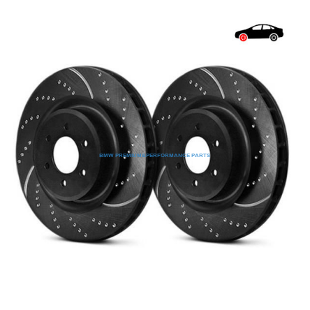 EBC BMW SERIA X5 TARCZE HAMULCOWE PRZÓD SPORTOWE NACINANE I NAWIERCANE SERIA GD