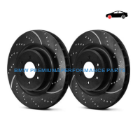 EBC BMW SERIA X5 TARCZE HAMULCOWE PRZÓD SPORTOWE NACINANE I NAWIERCANE SERIA GD