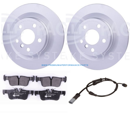 PAGID TARCZE I KLOCKI HAMULCOWE TYŁ BMW SERII  1 (F40), 2 (F45), 2 (F44), 2 (F46), 2 Van (F46), X1 (F48), X1 Van (F48), X2 (F39)