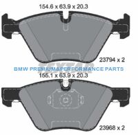 TEXTAR KLOCKI HAMULCOWE PRZÓD BMW 3 E90 E91 E92 E93 X1 Z4