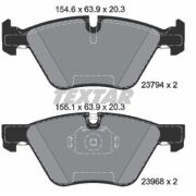 TEXTAR KLOCKI HAMULCOWE PRZÓD BMW 3 E90 E91 E92 E93 X1 Z4