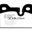 EBC KLOCKI TYŁ BMW SERIA 3 ULTIMAX2 - 2