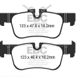 EBC KLOCKI TYŁ BMW SERIA 1, 2, X2 GREENSTUFF - 2