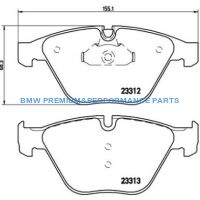 BREMBO KLOCKI HAMULCOWE PRZÓD BMW 5 E60 E61 6 E63 E64 7 E65 E66 E67