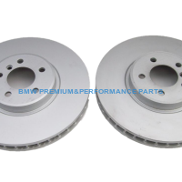 OE BMW SERIA X5 E70 F15 X6 E71 F16 TARCZE HAMULCOWE PRZÓD GŁADKIE