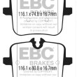 EBC KLOCKI TYŁ BMW SERIA 7, 8, X5, X6, X7 YELLOWSTUFF - 2