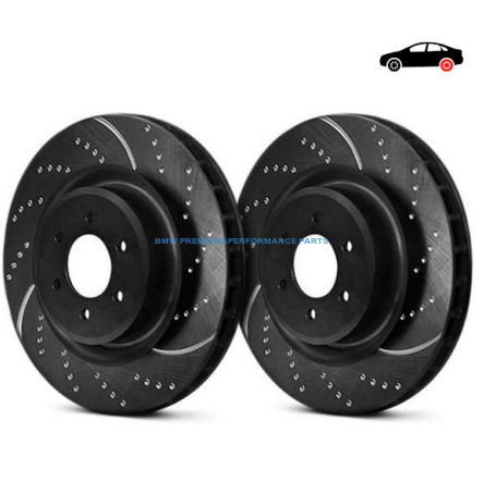 EBC BMW SERIA 1, 3, X1 TARCZE HAMULCOWE TYŁ SPORTOWE NACINANE I NAWIERCANE SERIA GD