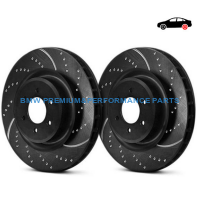 EBC BMW SERIA 1, 3, X1 TARCZE HAMULCOWE TYŁ SPORTOWE NACINANE I NAWIERCANE SERIA GD