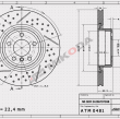MIKODA BMW SERIA 1, 2, 3, 4 TARCZE HAMULCOWE TYŁ M PERFORMANCE - 2