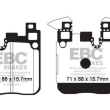 EBC KLOCKI TYŁ BMW SERIA 1, 2, 3, 4 REDSTUFF - 3