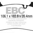 EBC KLOCKI PRZÓD BMW SERIA M8 REDSTUFF - 2