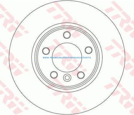 TRW TARCZE HAMULCOWE BMW 5 PRZÓD 310X24