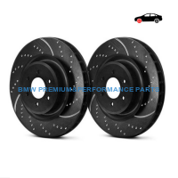 EBC BMW SERIA X3 TARCZE HAMULCOWE PRZÓD SPORTOWE NACINANE I NAWIERCANE SERIA GD