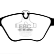 EBC KLOCKI PRZÓD BMW SERIA 3, 5 REDSTUFF - 2