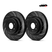 EBC BMW SERIA Z3 TARCZE HAMULCOWE TYŁ SPORTOWE NACINANE I NAWIERCANE SERIA GD