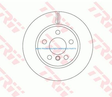 TRW TARCZE HAMULCOWE BMW 2 F45 PRZÓD 282X22MM