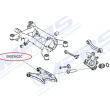 MPBS BMW SERIA 5, 7 TULEJA WAHACZA TYLNEGO DOLNGO - TYLNA 12MM - 2