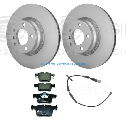 HELLA TARCZE I KLOCKI HAMULCOWE PRZÓD BMW SERII  2 (F22, F87), 2 (F23), 3 (F30, F80), 3 (F34), 3 (F31), 4 (F32, F82), 4 (F33, F83)