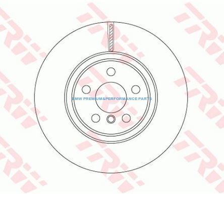 TRW TARCZE HAMULCOWE BMW 2 F45 F46 X1 F48 X2 F39 PRZÓD 330X24MM
