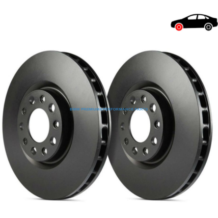 EBC BMW SERIA 1, 2, X1, X2 TARCZE HAMULCOWE PRZÓD PREMIUM GŁADKIE