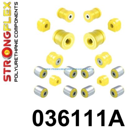 STRONGFLEX KOMPLETNY ZESTAW ZAWIESZENIA SPORT BMW SERIA 1, 2, X1, X2 MINI FWD