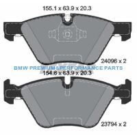 TEXTAR KLOCKI HAMULCOWE PRZÓD BMW 1 E81 E82 E87 E88 3 E90 E91 E92 E93