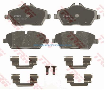 TRW KLOCKI HAMULCOWE PRZÓD BMW 1 E81 E82 E87 E88