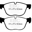 EBC KLOCKI PRZÓD BMW SERIA X4, X5, X6 YELLOWSTUFF - 3