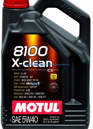 OLEJ SILNIKOWY MOTUL 8100 X-CLEAN C3 5W40 5L