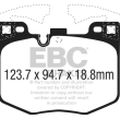 EBC KLOCKI PRZÓD BMW SERIA 3, 5, 6, 7, 8 REDSTUFF - 2