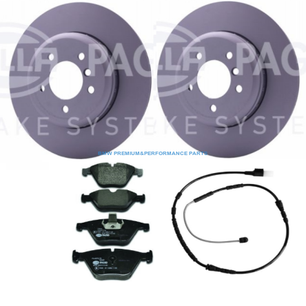 HELLA TARCZE I KLOCKI HAMULCOWE PRZÓD BMW SERII Z4 (E89)