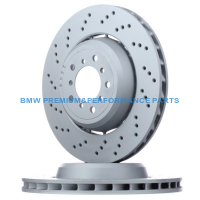 OE BMW 5 E60 E61 E63 E64 M5 M6 TARCZA HAMULCOWA NAWIERCANA PRZÓD PRAWA