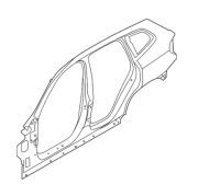 OE BMW RAMA BOCZNA ZEWNĘTRZNA LEWA BMW SERIA 2 F22 MS BMW MOTOSPORT