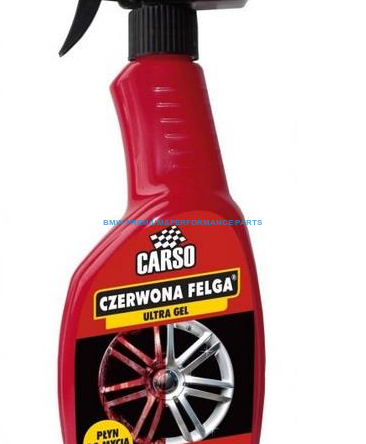 CARSO PŁYN DO MYCIA FELG, CZERWONA FELGA 500ML