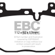 EBC KLOCKI PRZÓD BMW SERIA 2, 3, 4 ULTIMAX2 - 3