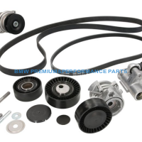 BMW E46 / E39 / E53 / E85 POMPA CIECZY CHŁODZĄCEJ + ZESTAW PASKA WIELOKLINOWEGO INA