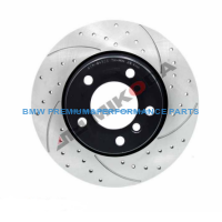 MIKODA BMW SERIA 1, 2, X1, X2 TARCZE HAMULCOWE PRZÓD GT NACINANE I NAWIERCANE
