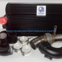 ZESTAW INTERCOOLER  F07 / F10 / F11 / F06 / F12 / F13 / F15 / F16 + DOWNPIPE + CHARGPIPE N55