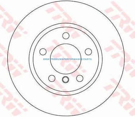 TRW TARCZE HAMULCOWE BMW 1 E81 E82 E87 E88 3 E90 PRZÓD 292X22