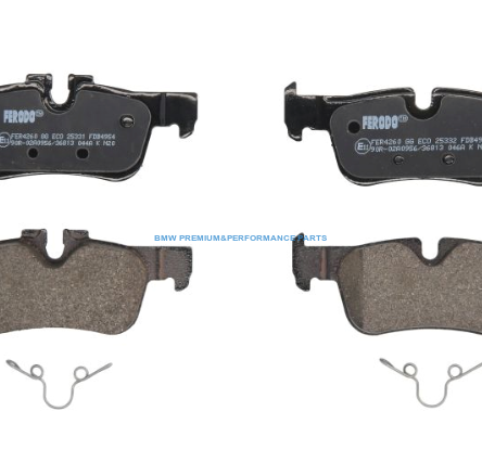 FERODO KLOCKI TYŁ BMW SERIA 1, 2, X1, X2