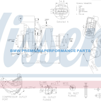 NISSENS TURBOSPRĘŻARKA BMW N47 SERIA 1, 3, X1 | E81, E82, E87, E88, E90, E91, E84