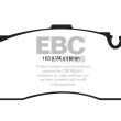EBC BMW SERIA 1 PRZÓD ZESTAW WYŚCIGOWYCH KLOCKÓW HAMULCOWYCH SERIA RP-1 RACING - 3
