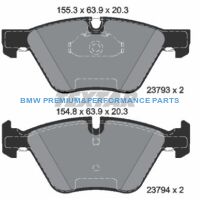 TEXTAR EPAD KLOCKI HAMULCOWE CERAMICZNE PRZÓD BMW 5 E60 E61 